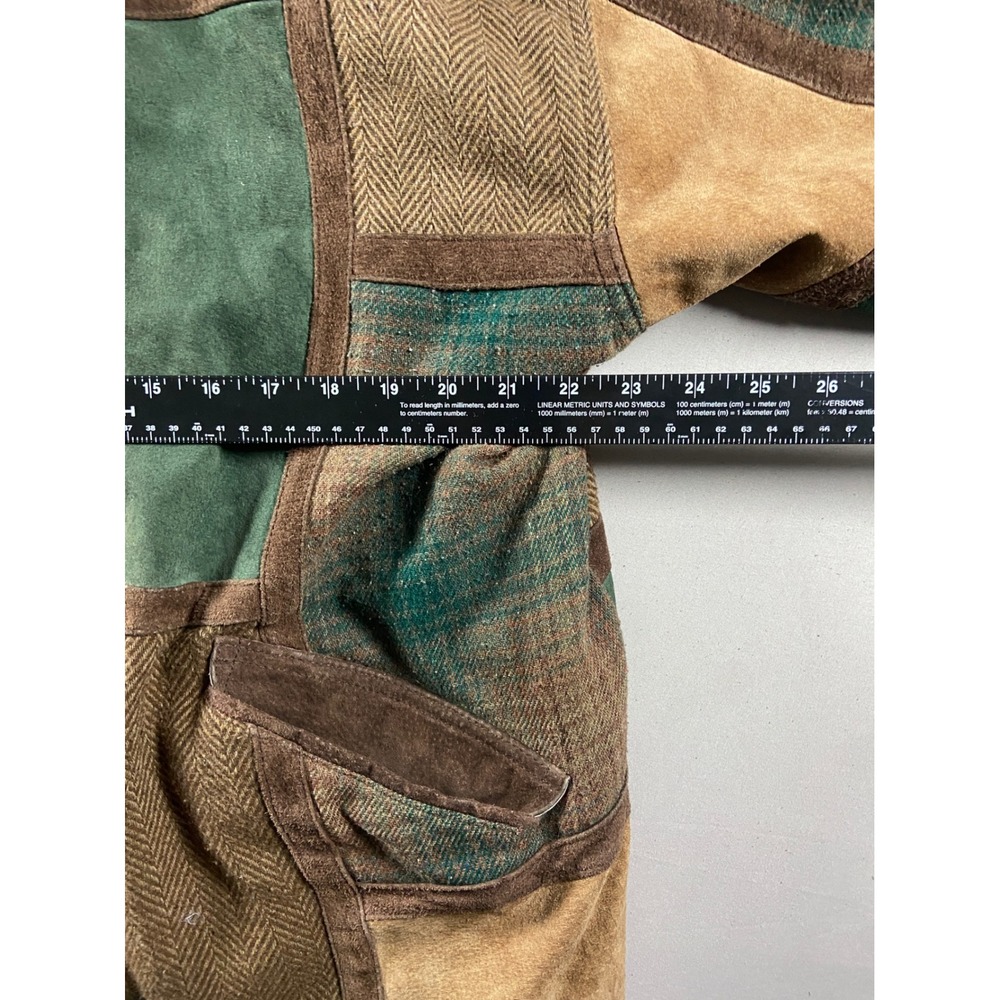 Brandon Thomas Patchwork Hooded Jacket Men's Size… - image 7